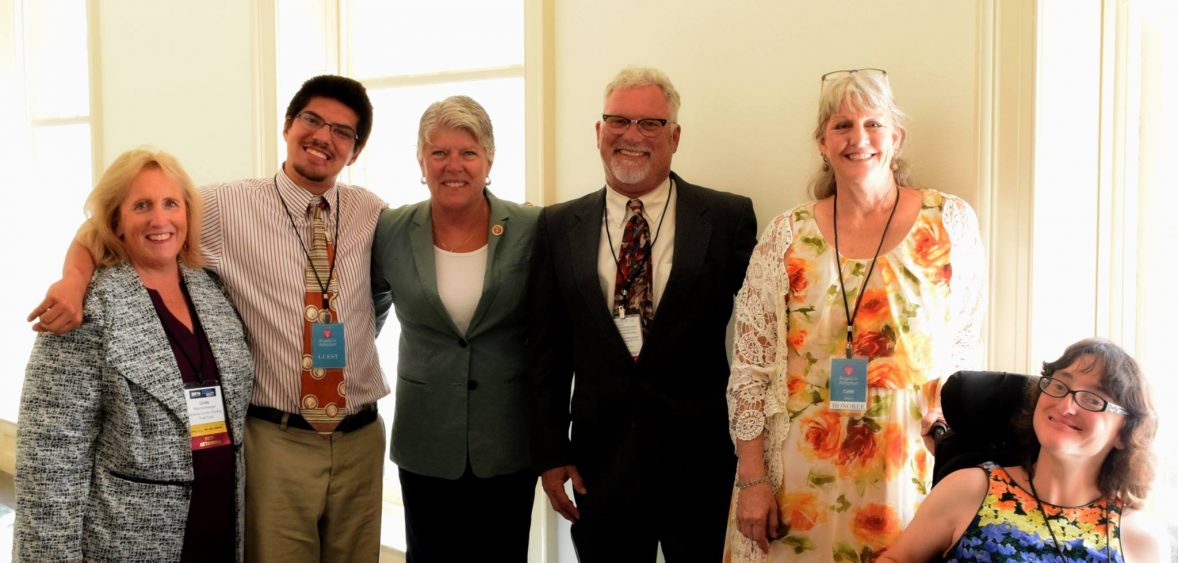 Brownley with Cathy and Jim Nye and their Family