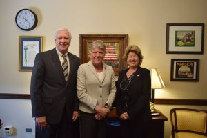 Brownley meeting with American Public Works members Mary Joyce Ivers and Ronald Calkin