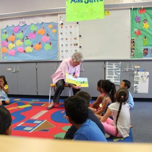 Brownley Reads to Students as Part of the Annual “Take 5 and Read to Kids” Event