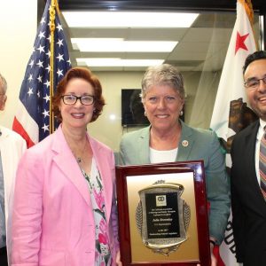 Brownley Receive the Legislator of the Year Award from the CAMFT: California Association of Marriage and Family Therapists.