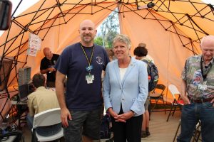 Brownley Attends Conejo Valley Amateur Radio Club's annual Radio Operating Field Day