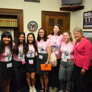 Brownley Meets with a Group of Teen Advisors Participating in the United Nations Foundation’s Girl Up Program