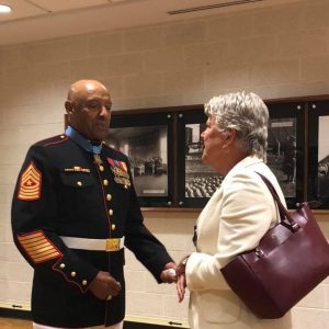 Brownley Attends Hall of Heroes Induction Ceremony for Sergeant Major John Canley