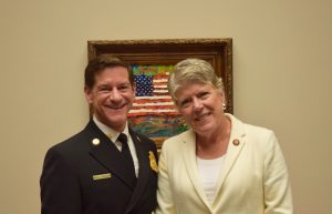 Brownley Attends State of the Union with Ventura County Fire Department Chief Mark Lorenzen
