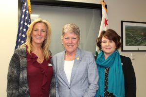 Brownley Meets with Paula Kemp and Suzanne Baeza with Veteran Sisters